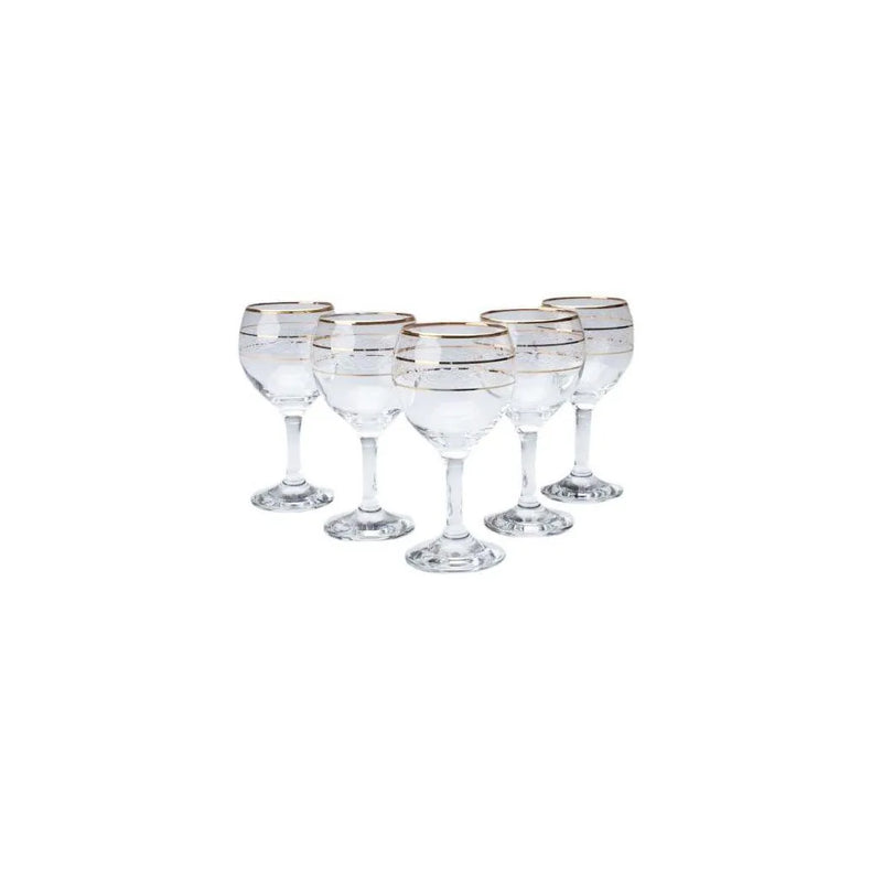 Gurallar Wine Glasses Set 6 Piece 210 Cc 7 1 4 Oz