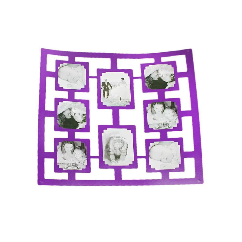 Panelled Flat Wall Picture Photo Hanger With Fi x ings Assorted Colours