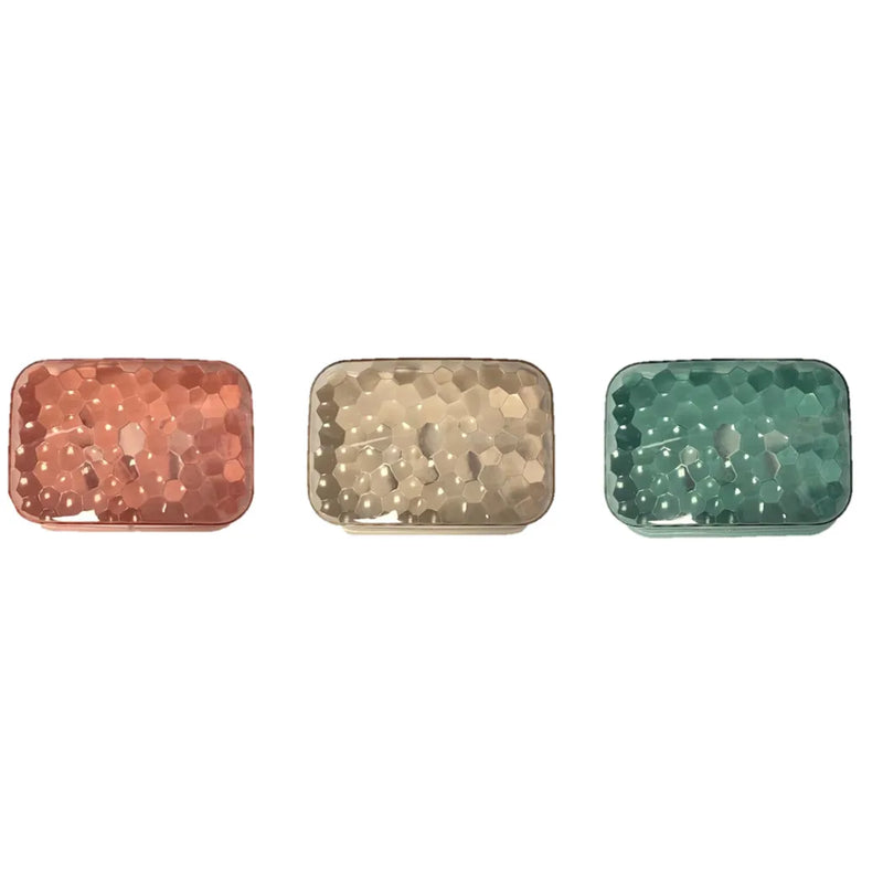Plastic Bathroom Kitchen Soap Bo x Dish Holder Assorted Colours