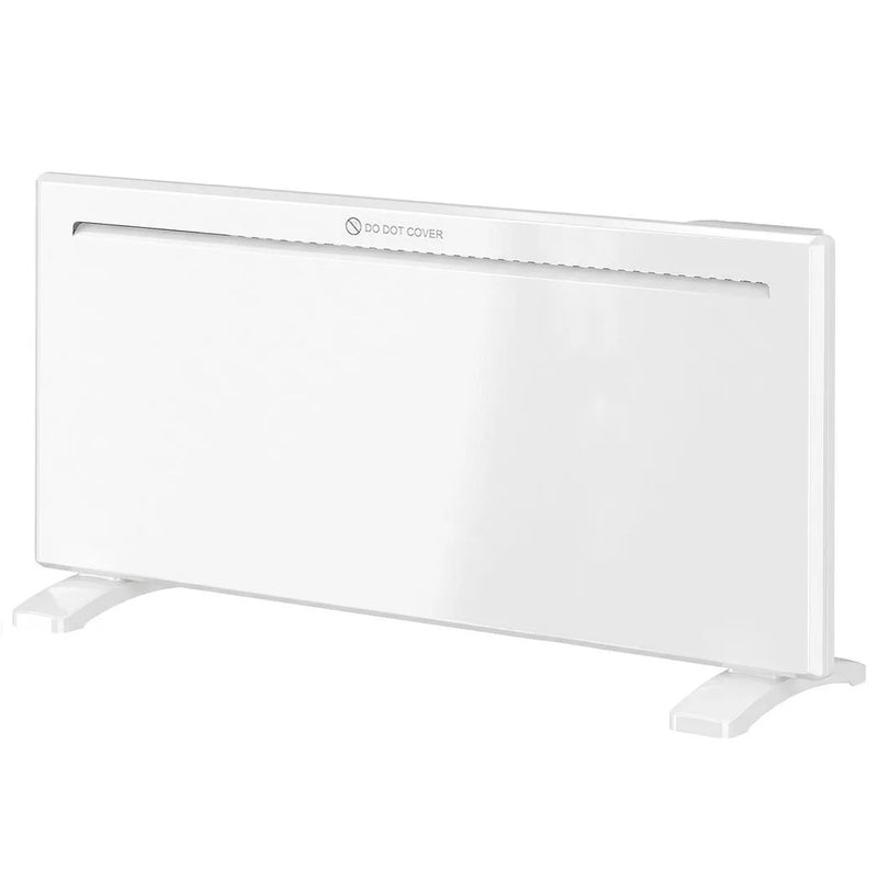HOMCOM Smart Panel Heater Wall Mounted/Freestanding, Electric Heater with Weekly Timer, Open Window & Anti-Frost, 2000W, White