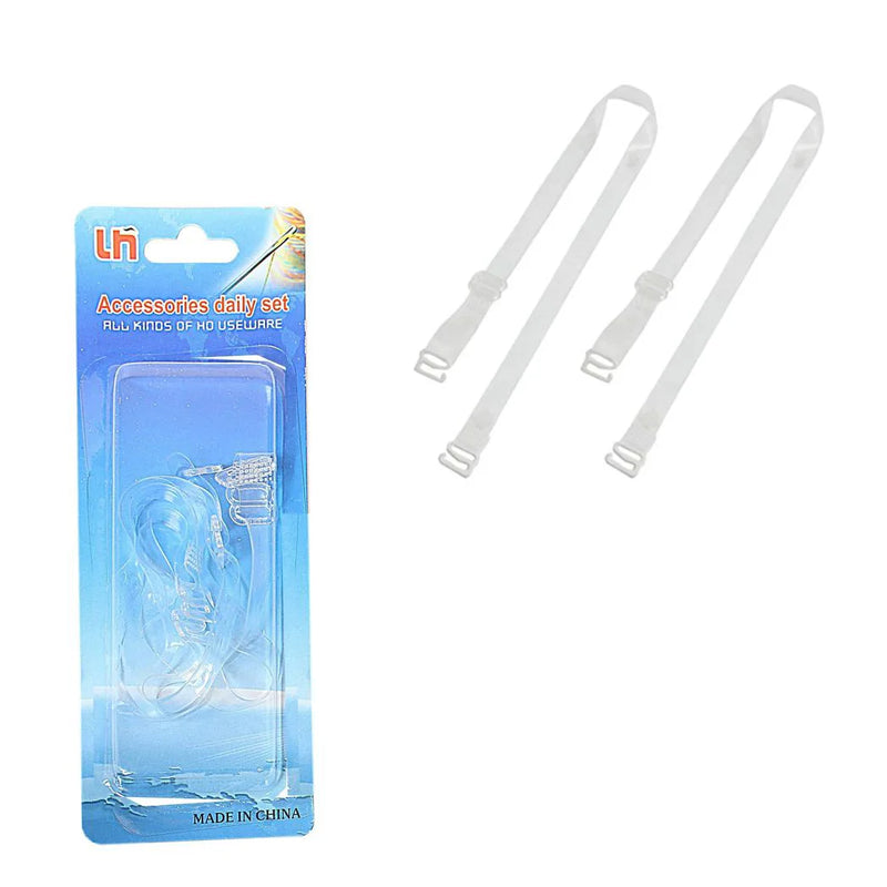 Underwear Clear Bra Straps Pack Of 2