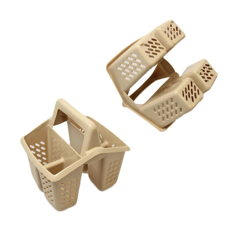 Dunya Basket Home Kitchen Sink Dish Cutlery Strainer Basket 4 Section
