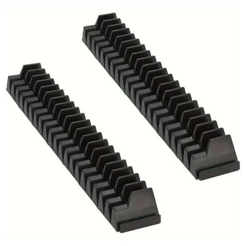 80PCS Magnetic Wrench Organizer Widget Portable Tool Storage Shelf Black