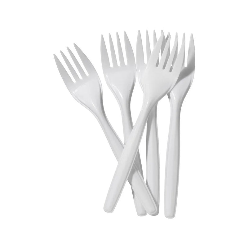 Plastic Disposable Forks 100 Piece