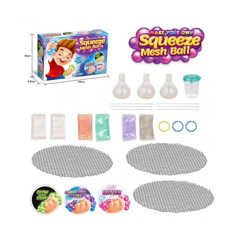 Make Your Own Squeeze Mesh Ball