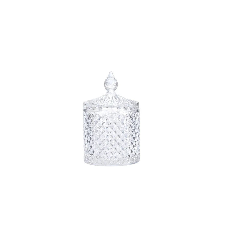 Crystal Glass Jar Sweets Sugar Glassware