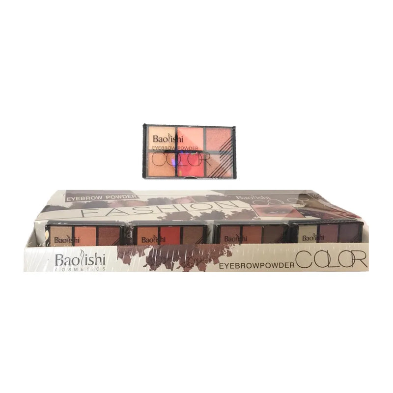 Baolishi Eyebrow Powder Eyeshadow Palette Assorted Colours Bo x Of 24