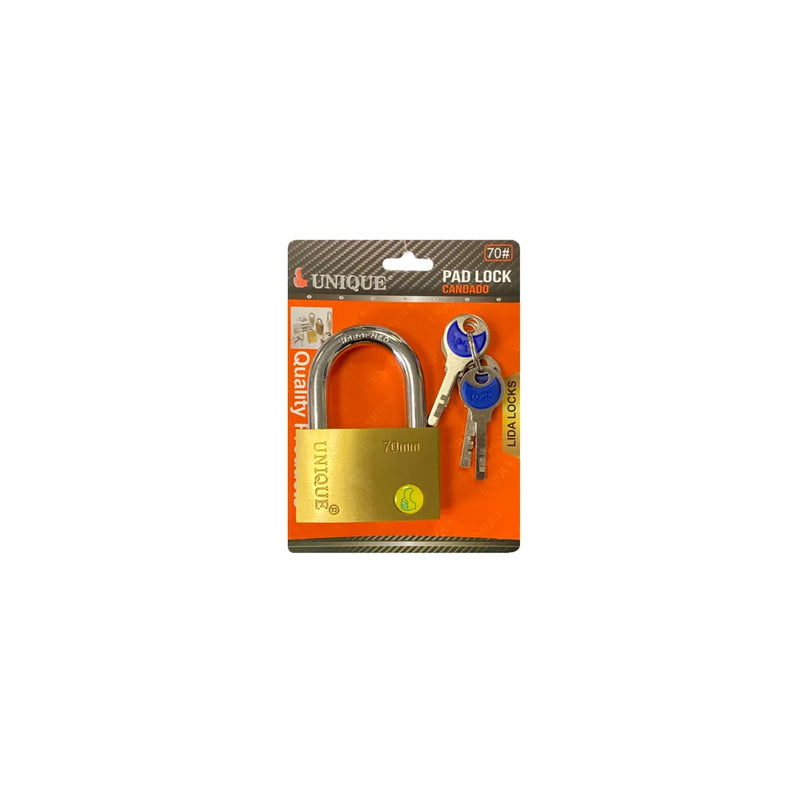 Metal Padlock Security Lock With Keys