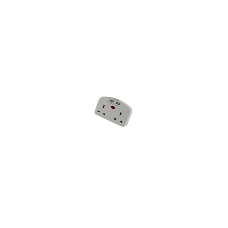 European Travel Adapter With 2 Usb Ports Holiday Prep Adapter