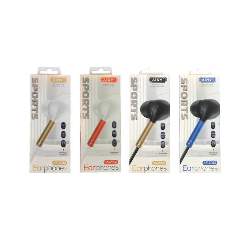 Ainy Wired Earphones An – 2028 Assorted Colours