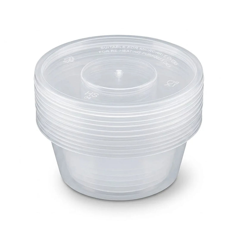 250 Ml Round Storage Containers With Lids 110*