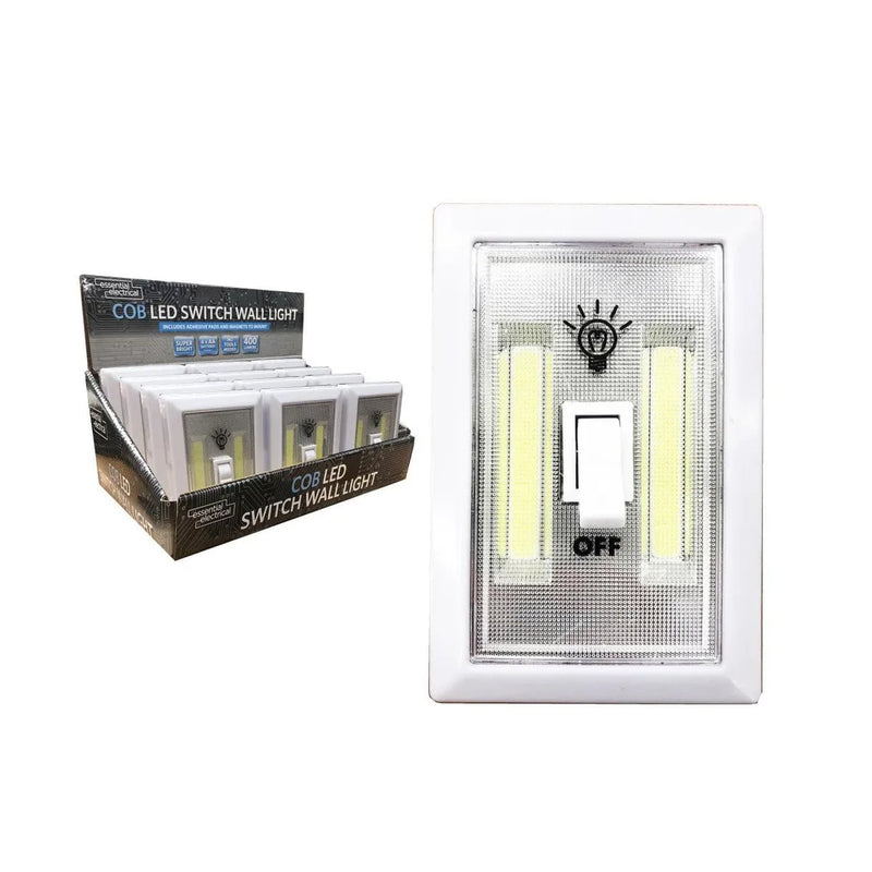 Led Battery Operated Wall Switch Night Light 400 Lumens 1 Piece Home Diy