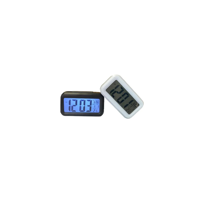 Bedroom Lcd Digital Display Alarm Clock Assorted Colours