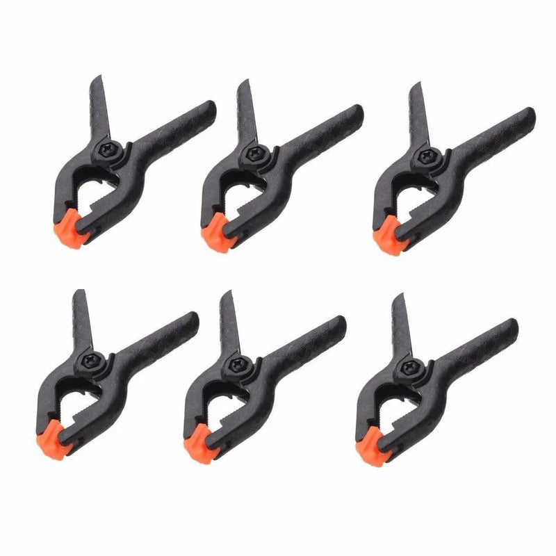 Plastic Market Stall Spring Clamp Clip 2" Pack Of 6