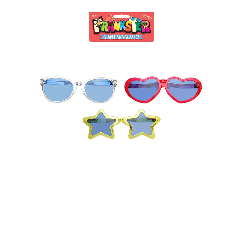 Large Plastic Fancy Dress Glasses Assorted Designs