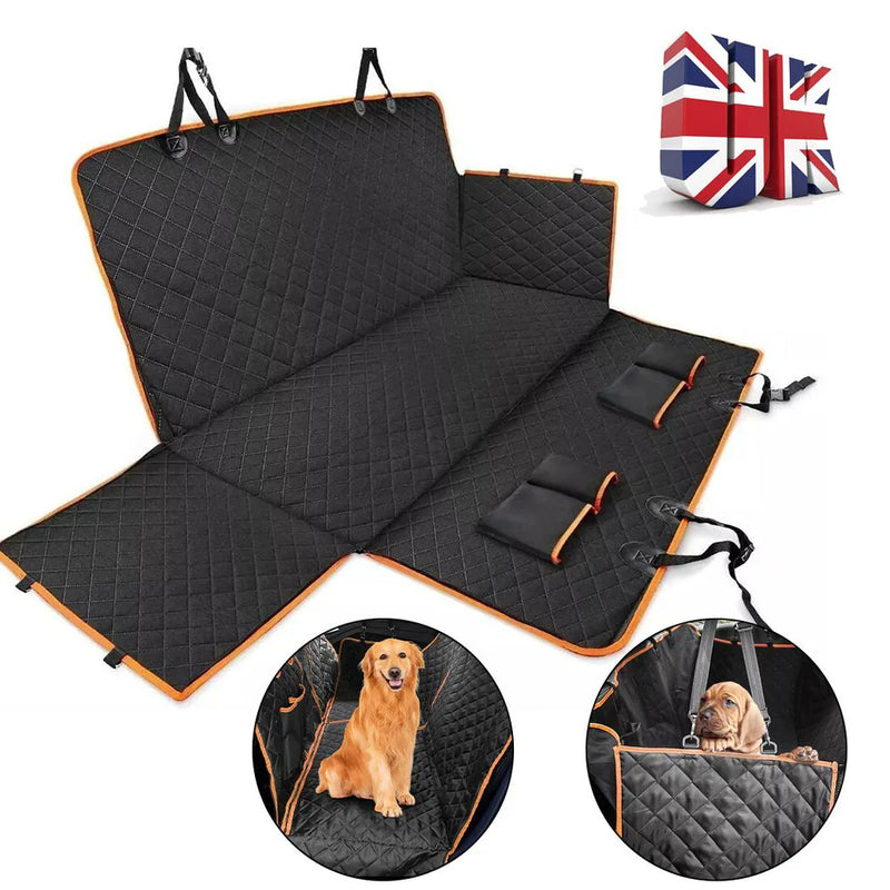 NEW Dog Pet Car Seat Cover Dog Safety Protector Mat Back Seat Hammock Waterproof UK