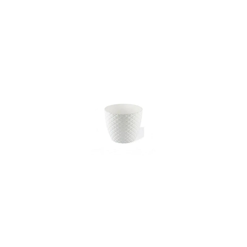 Diamond Cut Round Plant Pot No 3 Assorted Colours