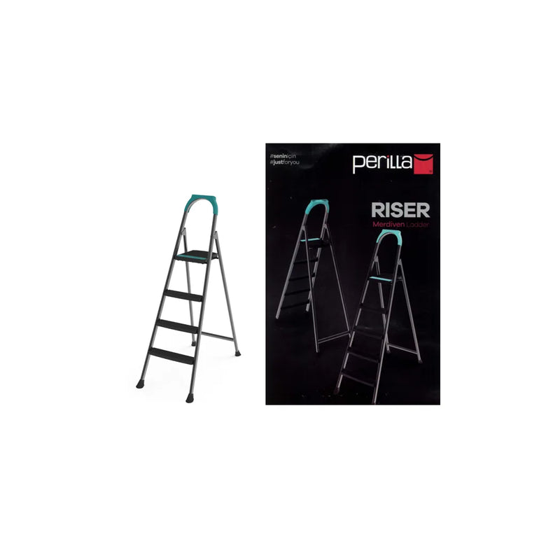 3 + 1 Perilla Riser Metal Indoor Outdoor Step Ladder L4