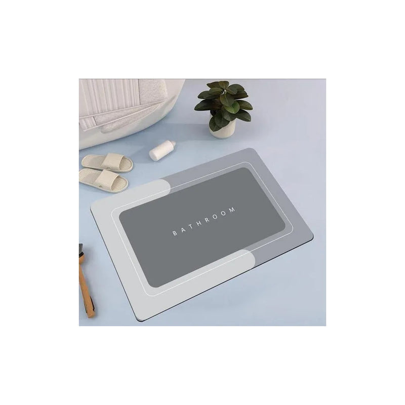 Bathroom Absorbent Bath Mat Rectangle Assorted Designs And Colours