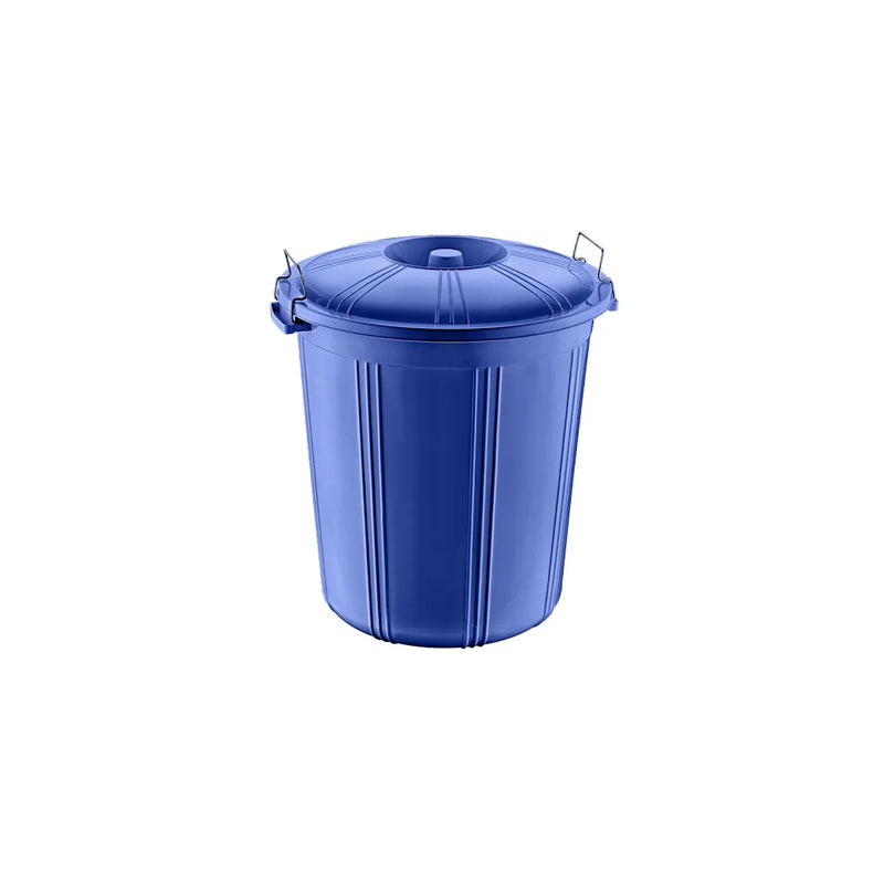Round Bin With Lid 90 Litre Assorted Colours