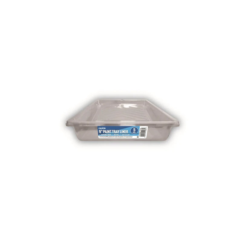 Rapide 9" Plastic Paint Tray Liners Pack Of 5