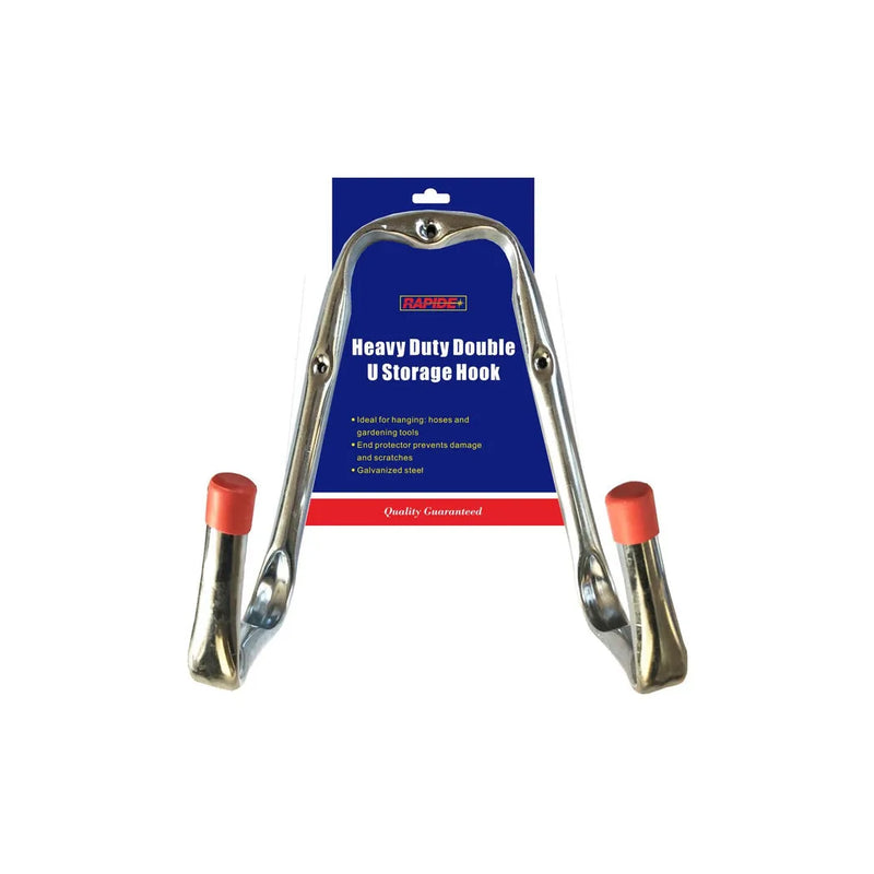 Heavy Duty Double U Storage Hook Galvanised Steel