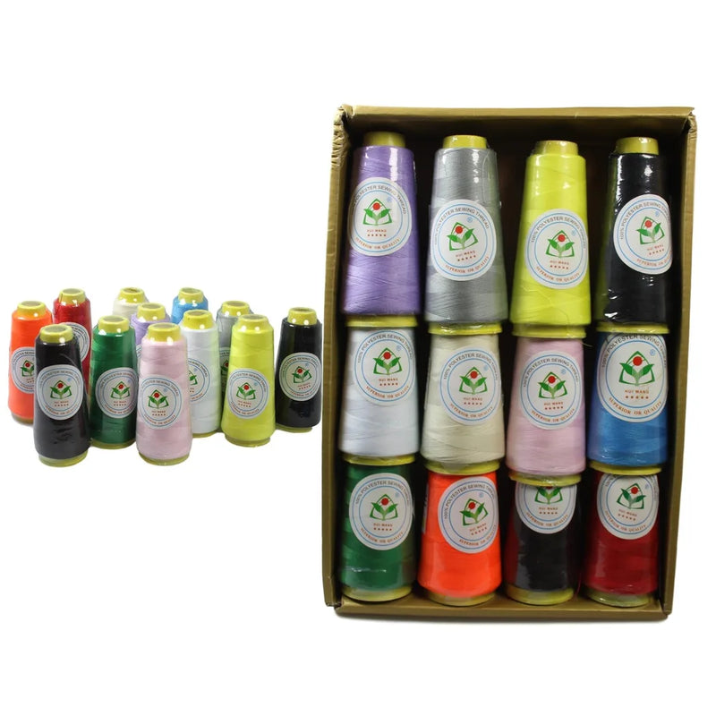Polyester Sewing Thread Assorted Colours