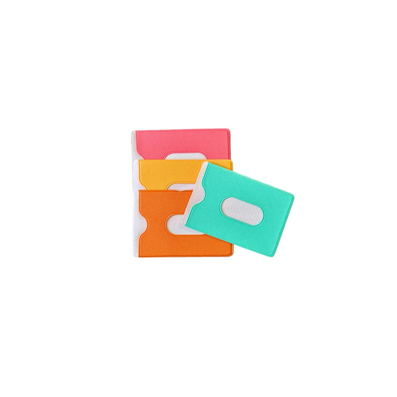 Plastic Student Id Bank Card Holder Sleeve Assorted Colours