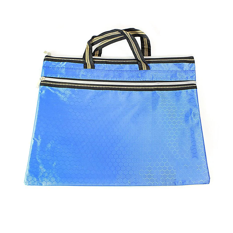 A4 File Carry Case Bag With Handles Assorted Colours