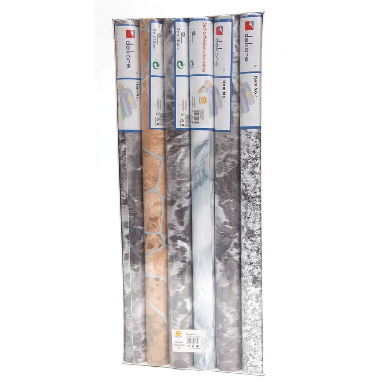 Self Adhesive Bedroom Wallpaper Assorted Designs