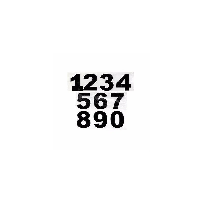 Black Printed Self Adhesive Numbers, Home Bins, Doors, Signage, Arts, Crafts