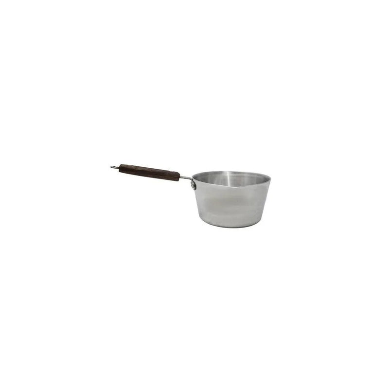 Aluminium Milk Cooking Sauce Pan Pot Nr 3 Wooden Handle