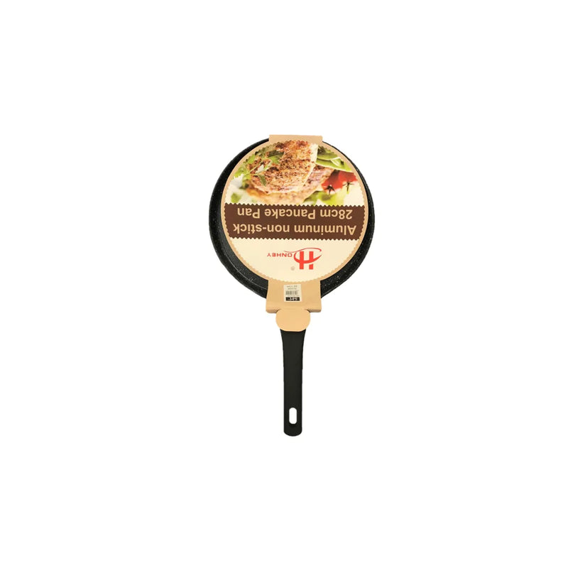 Flat Pancake Crepe Pan Speckled Back