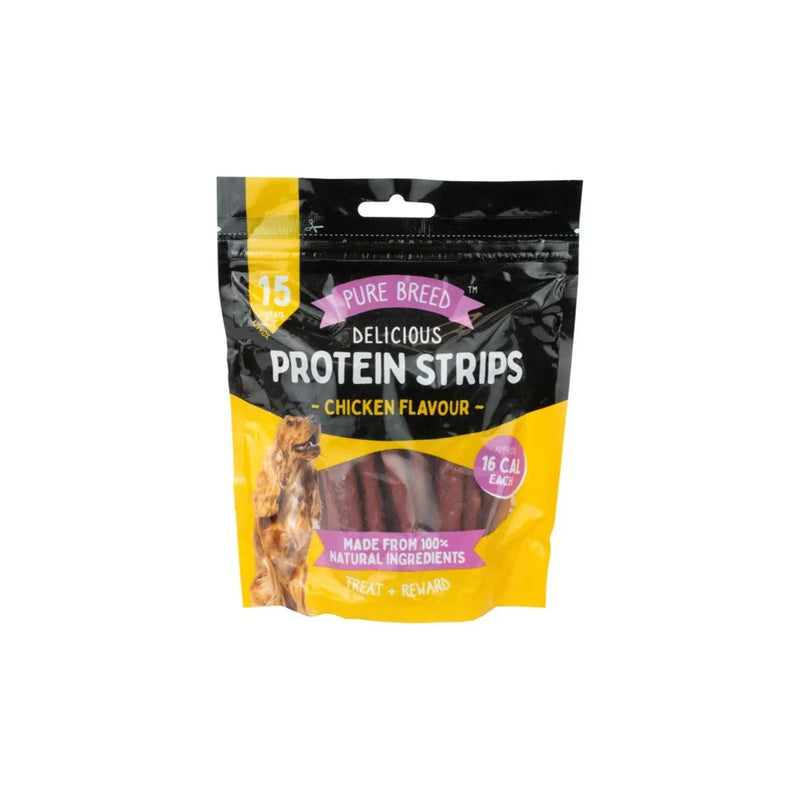 Pet Dog Treats Delicious Protein Strips Chicken Flavour 150G