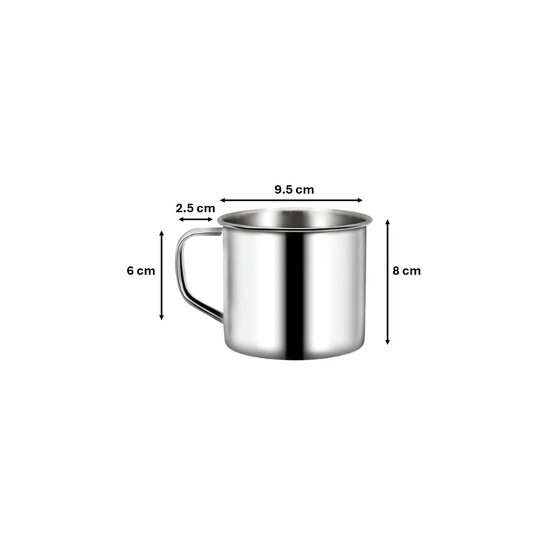 Metal Coffee Tea Mug Cup With Handle