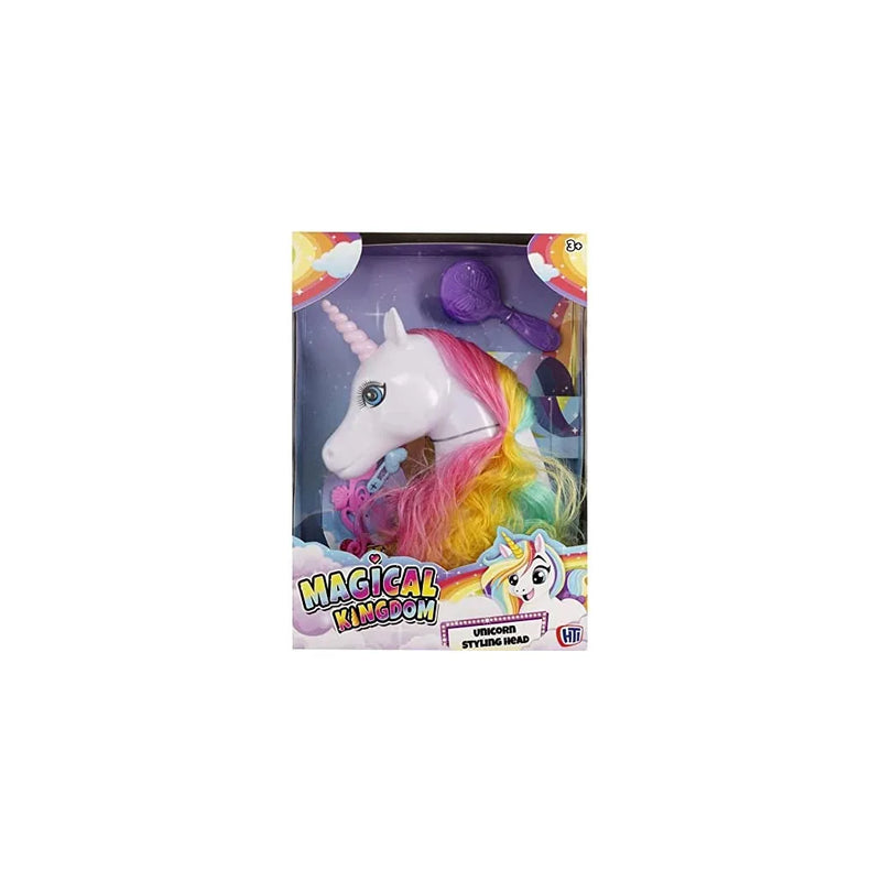 Children'S Toy Unicorn Styling Head With Accessories Magical Kingdom
