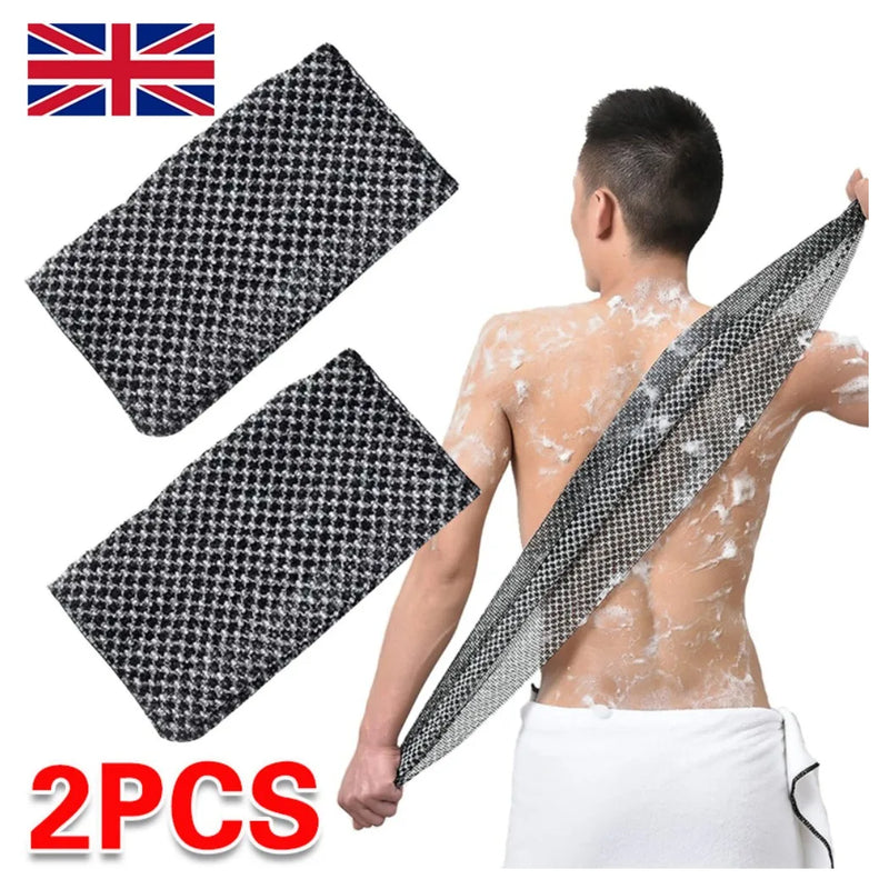 Body Cleaning Back Scrubber Exfoliating Bath Towel Washcloth Shower Scrubber