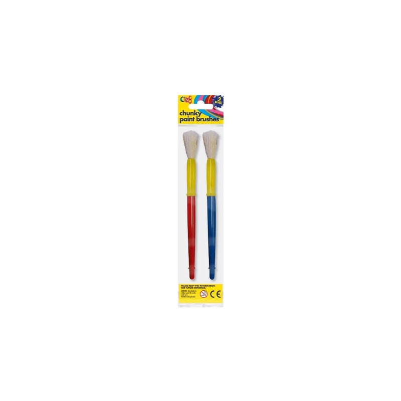 Cre8 Chunky Paint Brushes Pack Of 2