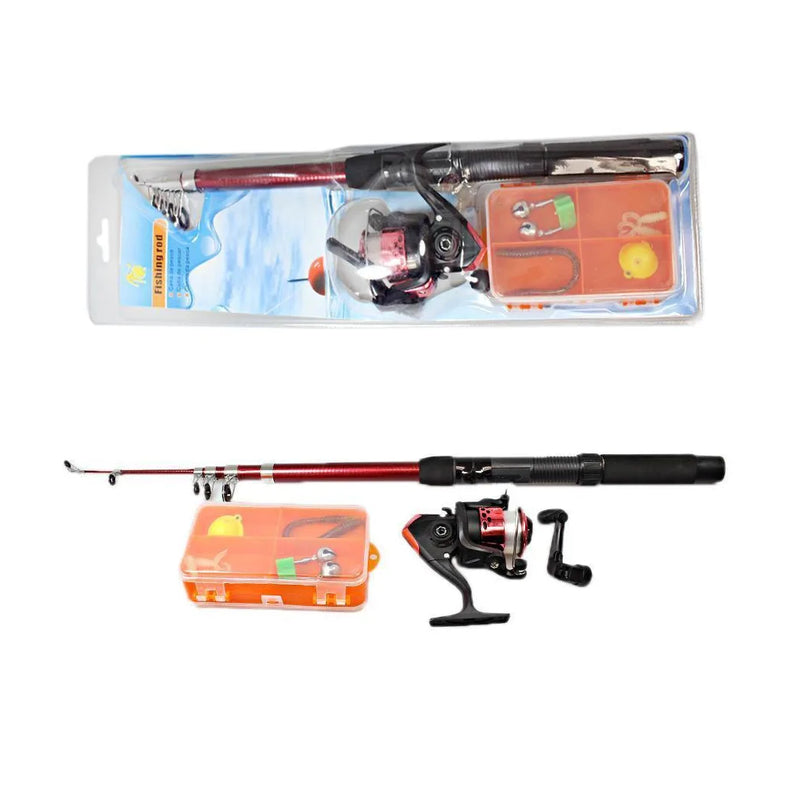 E x tendable Fishing Rod With Assorted Accessories