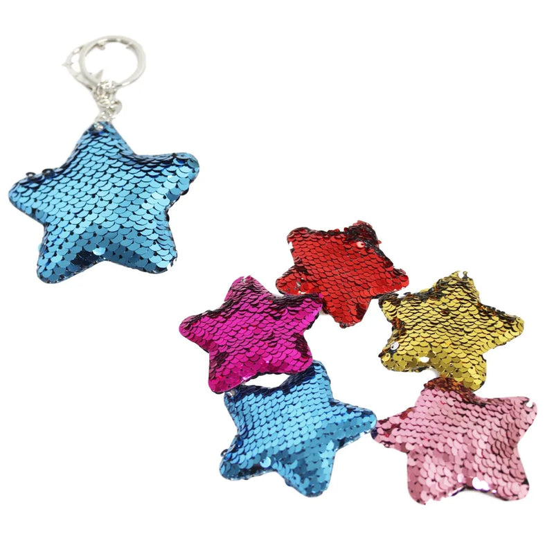 Soft Sequin Keychain Assorted Designs And Colours
