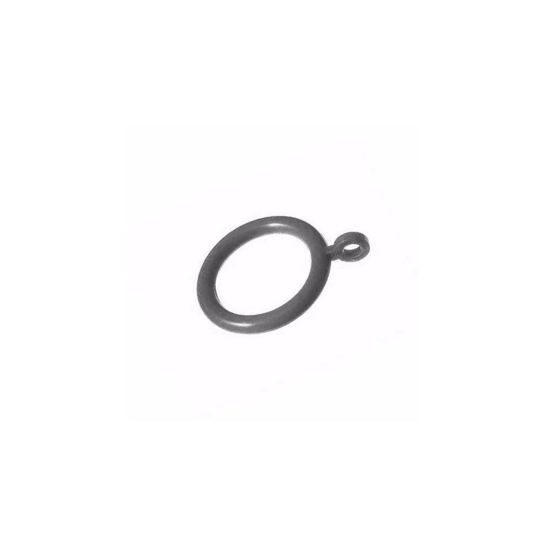 Curtain Pole Rings Silver Grey
