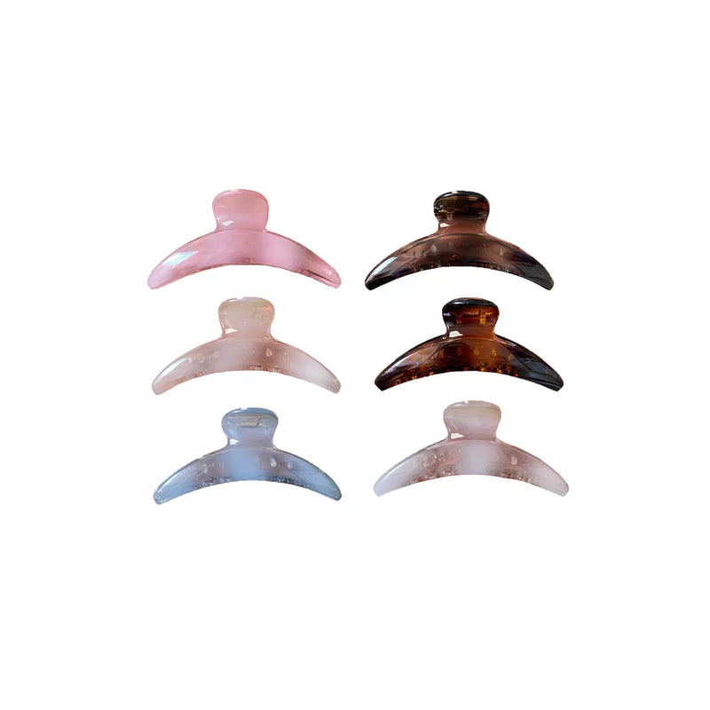 Plastic Hair Claw Clip Assorted Colours