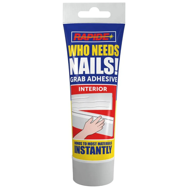Rapide Squeezy Who Needs Nails Grab Adhesive Tube Interior 240G