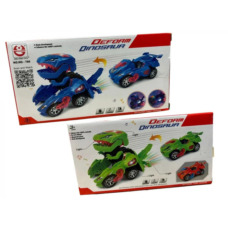 Dinosaur Car Transforming