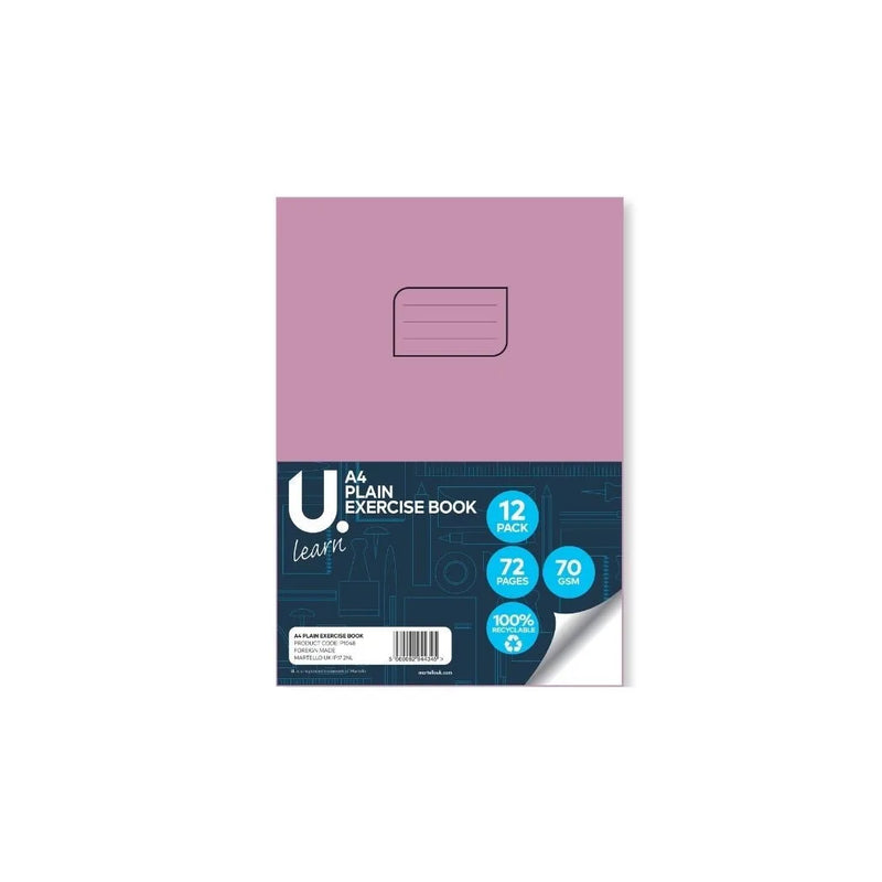 A4 Plain E x ercise Book