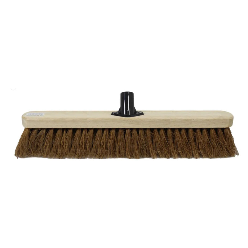 18" Soft Coco Garden Wooden Broom Brush Head
