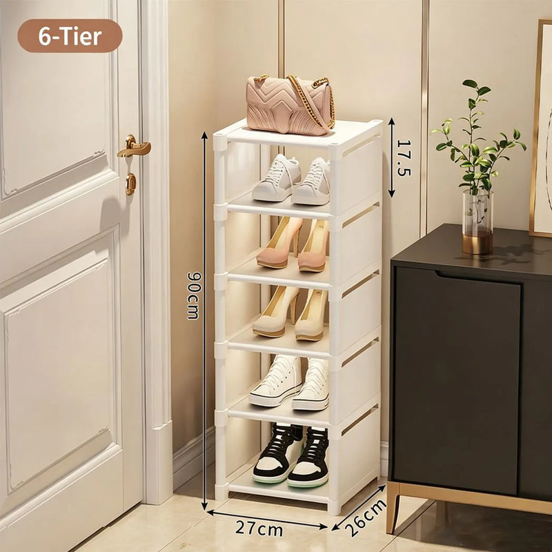 Shoe Rack Metal Shoes Cabinet Storage Organiser Shoe Rack Stand UK-6 Tier