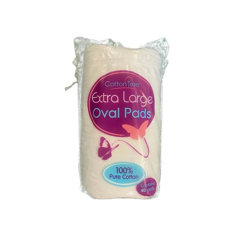 24 Pack, 40 Large Oval Cotton Wool Pads