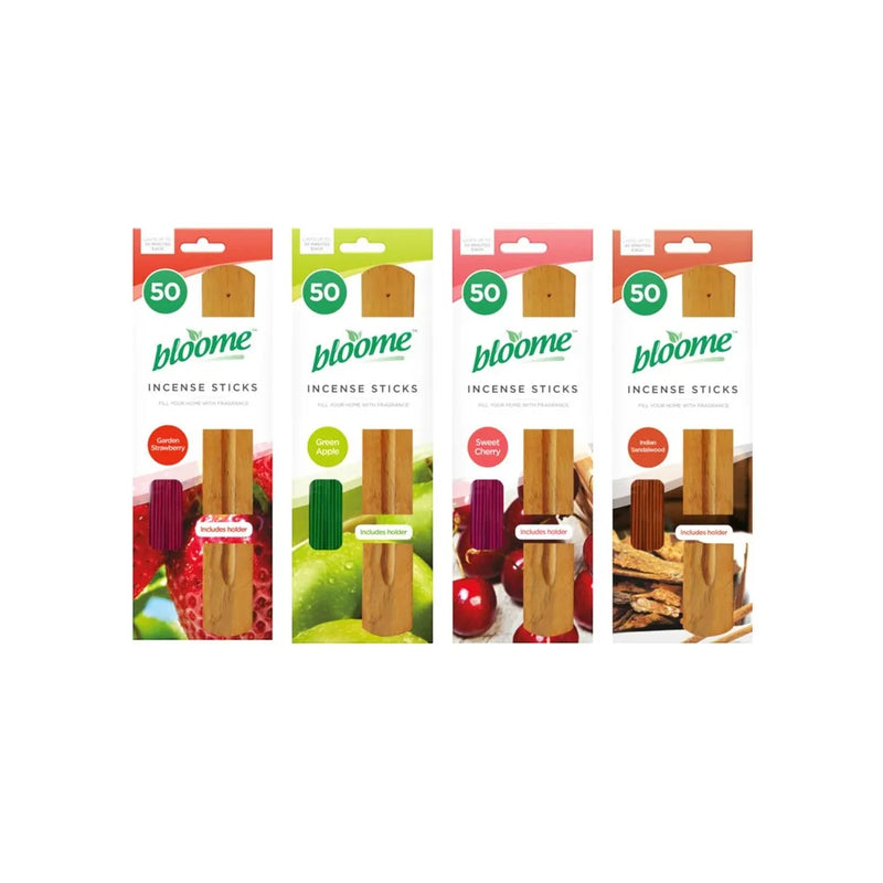 Incense Sticks And Holder Pack Of 50 Assorted Fragrance Scents