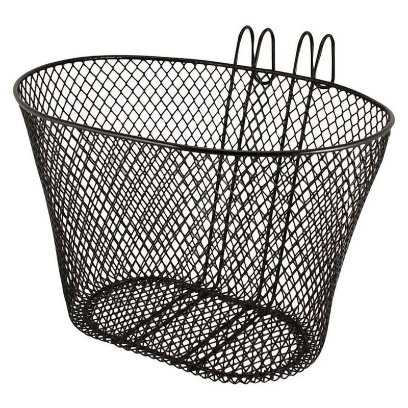 Metal Bicycle Bike Basket Black